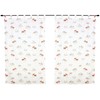 TupTam Children's Room Curtains with Bows Set of 2, Colour: