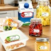 2 Rolls 500Pcs Removable Food Labels, 1 "x 2" Waterproof