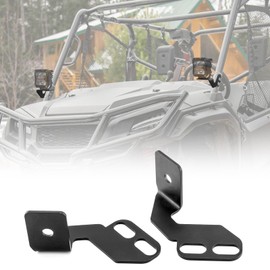WeiSen 1Pair A Pillar LED Work Cube Light Pod Mounting Brackets Compatible with Honda Pioneer 1000 & 700 & 500