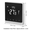 Air Conditioning Fan Thermostat Home Touchscreen Thermostat Panel Temperature Controller