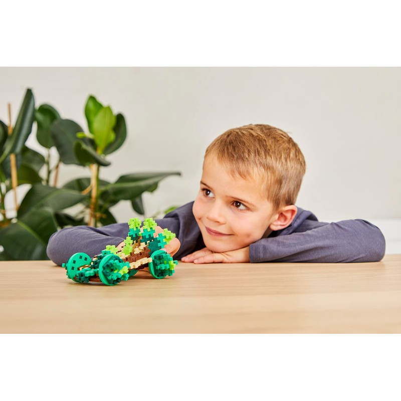 Plus-Plus 200 Creative Building Blocks GO! Car Earth