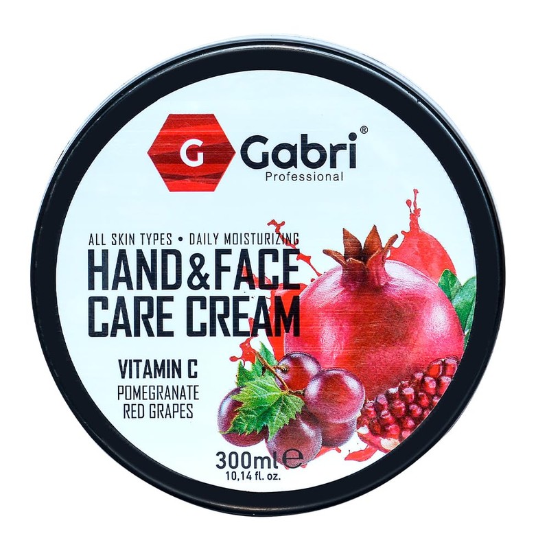 Gabri Professional Hand & Face Care Cream - Pomegranate and