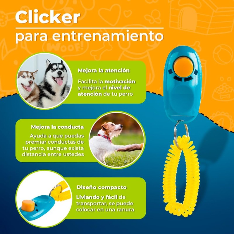 Fancy Pets Clicker con Pulsera de Entrenamiento para Perro