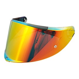 Helmet Visor for AGV K6/K6s, Motorcycle Helmet Visor, Motorcycle Windscreen Helmet Visor Fit, Helmet Lens Visor, Full Face Adjustment (Chrome Red)