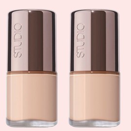 The Saem Studio Glow Foundation 10ml, Cool No. 21, 2 pcs. / 더샘 스튜디오 광채 파운데이션 10ml, 쿨 21호, 2개