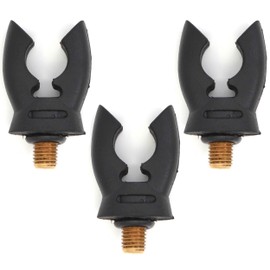 Phoxinus 3 x Stubby Rubber Butt Rests for use with rod pods. Fishing rod rests/back rests to grip your rod and keep it secure. Ideal for carp, match, coarse fishing etc