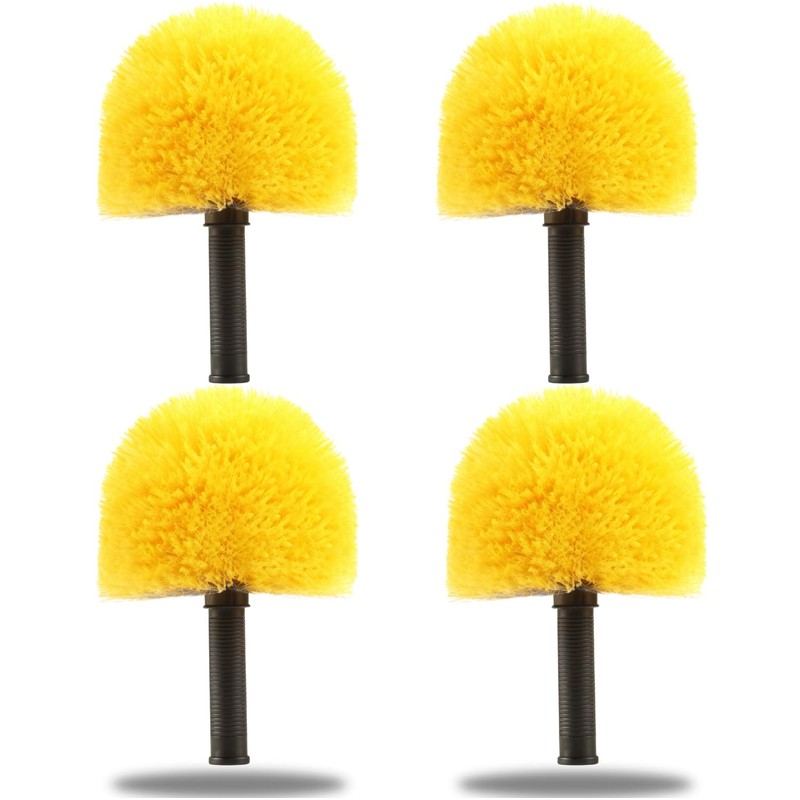 4 Pack Screw on Webster Cobweb Duster Head for Pole,Spider