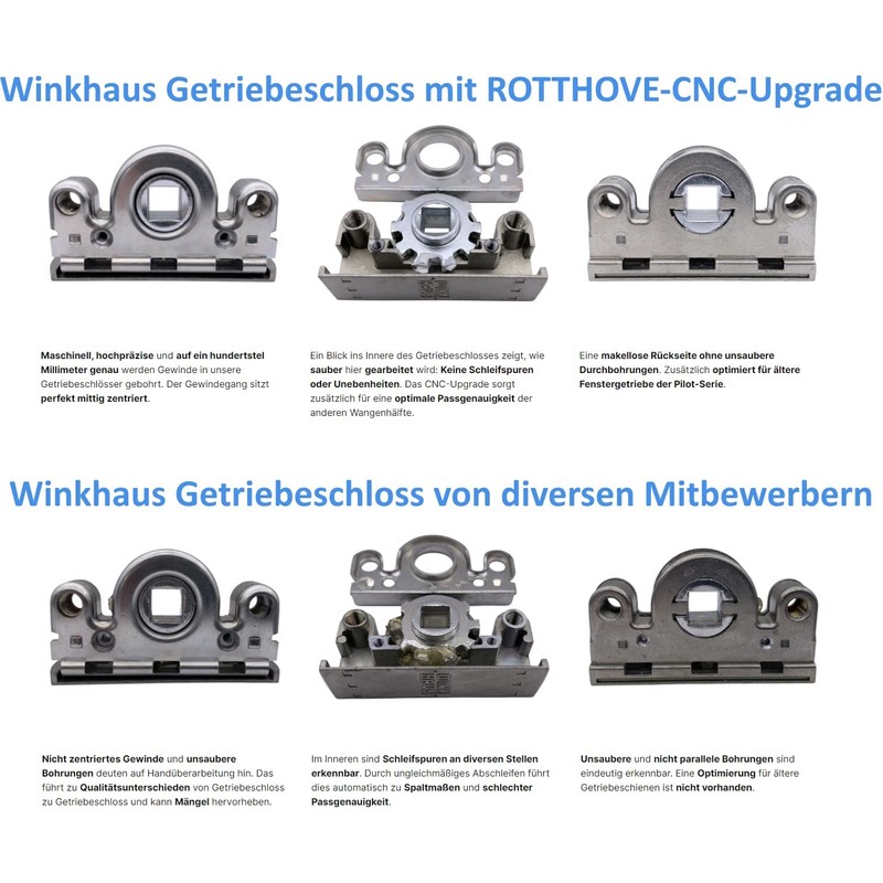 Winkhaus Gearbox Worm Gear for Balcony Door Window Replacement Part