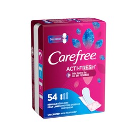 Carefree Body Shape Regular Unscented, 54-count (Pack of 2)