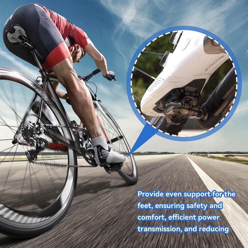 Frdhee Bicycle Cleats Adapter, Bicycle Pedal Adapter for Road Bike