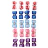 20pcs Pet Hair Bows Dog Grooming Bows with Rubber Bands