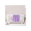 Heavens Cuddles Double Sided Pure Satin Baby Blanket 48"x36" (Lavender)