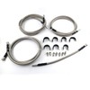 Stainless Steel Braided Fuel Lines Kit 819-840 Quick Fix Fit