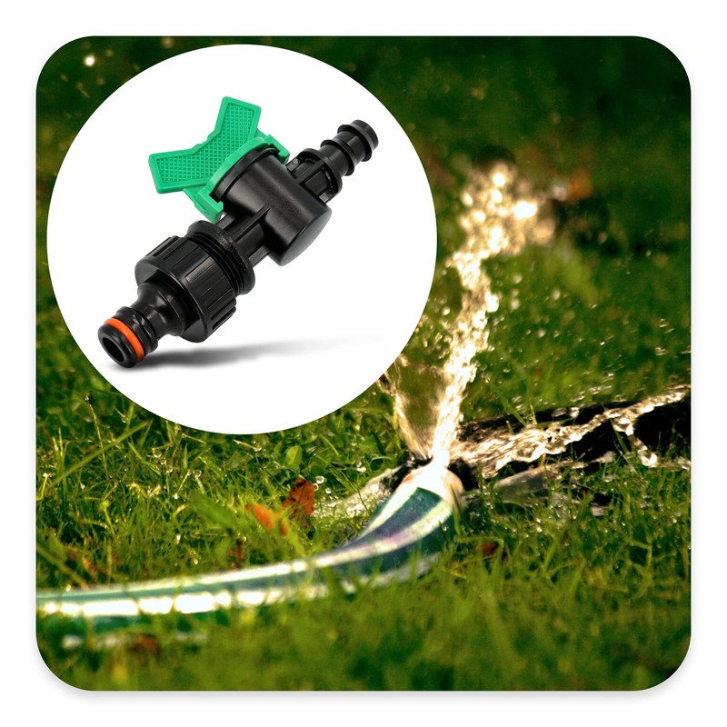 BRADAS® Regulating Valve Shut-Off Valve Hose Connection 16 mm with