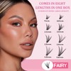 ISOOLU Fairy Lash Clusters Manga Individual Lashes C Curl Wispy
