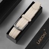 LAKIDAY Braided Fabric Belt Elastic Stretch Belt for Men and