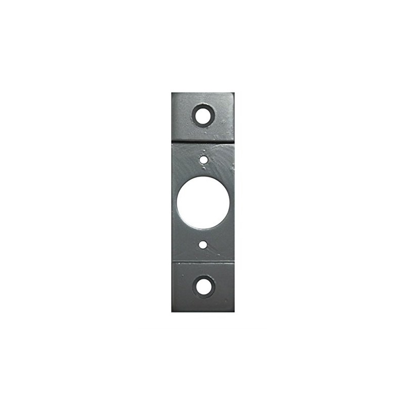 Don-Jo Door Conversion Plate CV 2414 Silver Lacquer Finish 4-1/4