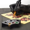 BAMTTOO 300pcs Tattoo Ink Cups with 2pcs Cup Holders Mix