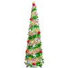 6 Ft Artificial Christmas Trees - Artificial Christmas Tree， Collapsible