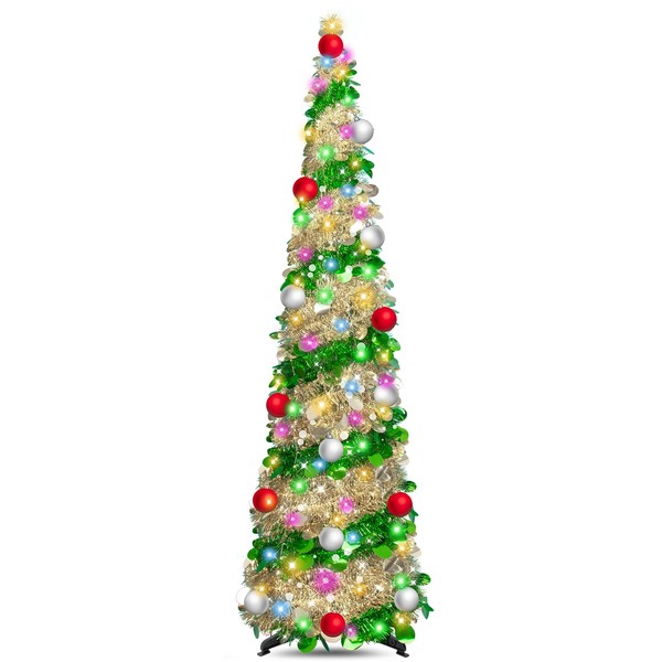 6 Ft Artificial Christmas Trees - Artificial Christmas Tree， Collapsible