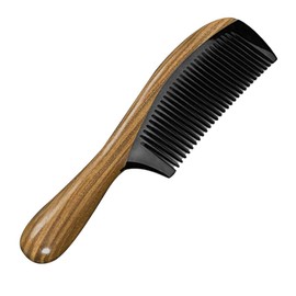 Cepillo Desenredante, Peine Antiestático, Peine de Sándalo Verde (18x5x2cm)