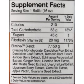 Herbal Clean BNG Enterprises Q Carbo Liquid Straw Drinks, Mango, 16 Ounce