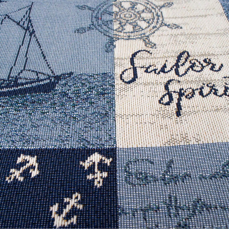 Sander Gobelins Sailor Patch Maritime Coloured Woven (Placemat (4 Pieces)