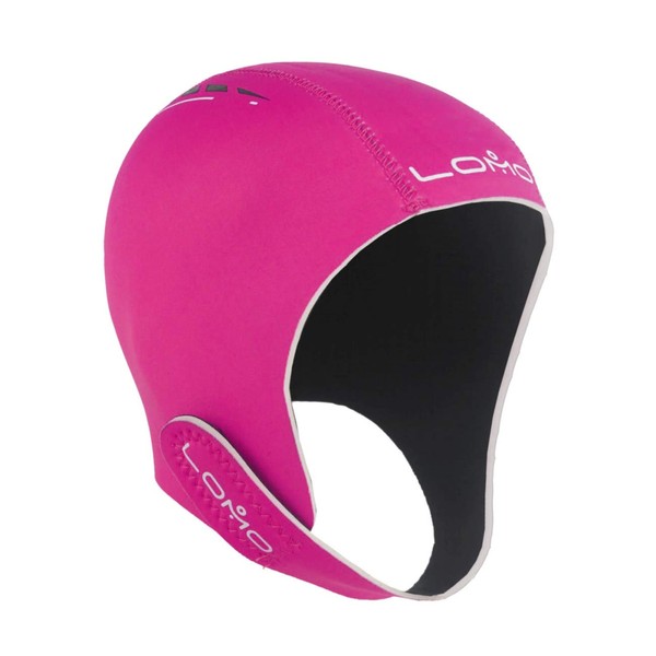 Lomo Triathlon Open Water Neoprene Swimming Cap - Pink (Extra