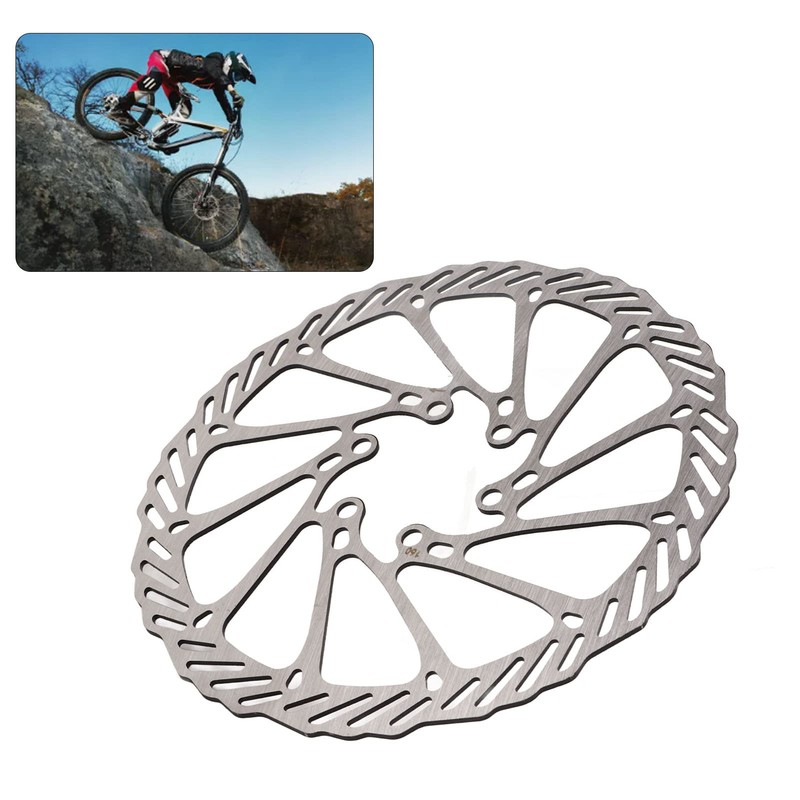 Bicycle Brake Discs Steel Corrosion Resistant 2 Pack Hollow Lightweight
