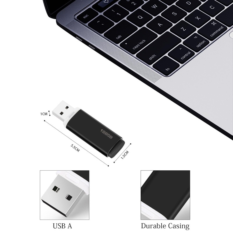 USB Stick 128 GB, Memory Stick 2.0 Memory Stick USB