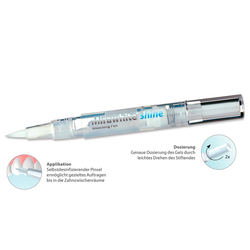 miradent Mirawhite Shine Whitening Gel 1.8 ml | Hygienic Pen