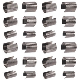 SUNNYCLUE 120Pcs 3 Sizes Fold Over Cord End Clamp Crimp Ends Black Metal Iron Antique Foldable Column Opening Crimps Leather Rope Tips Fastener Clips for Lanyard Tassel DIY Crafting Jewelry Making