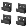 Leliafleury 4Pcs Ceramic Tile Display Bracket Stainless Steel Wall Hooks