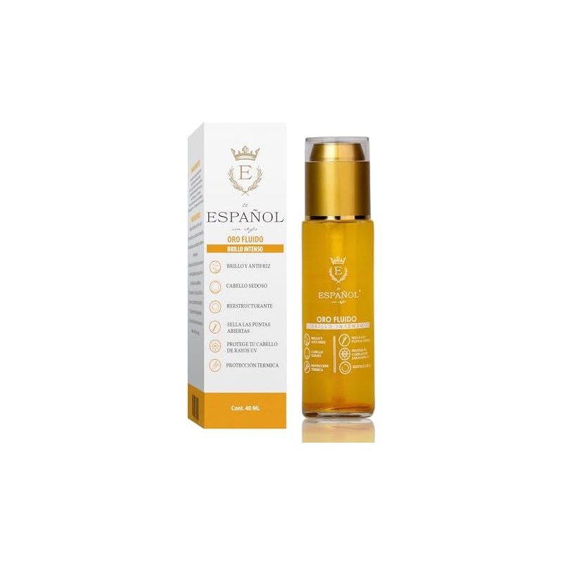 protector de calor para cabello oro fluido 40 ml