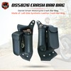 Daniel Smart Motorcycle Leather Crash Bar Bag Left Saddlebag Guard