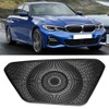 Aluminum Alloy Black Console Dashboard Speaker Cover Trim Fits for