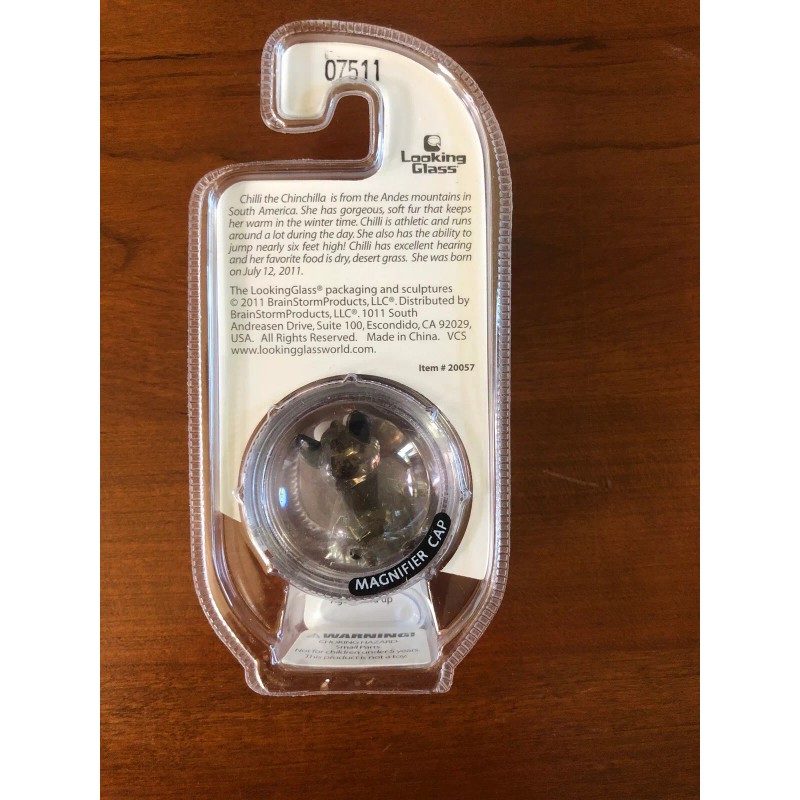 LOOKING GLASS Torch Sculpture -chili The Chinchilla