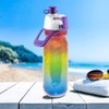 O2COOL Mist 'N Sip Misting Water Bottle 2-in-1 Mist And