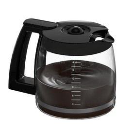 Jarra de repuesto para cafetera Cuisinart DCC-2200RC, DCC-2200, DCC-3200, DCC-3200, DCC-3200P1, DCC-3200FR, DCC-3200CPAMZ, DCC-2600, DCC-2800, DCC... 