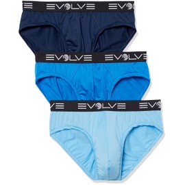 Evolve Men's Sport Mesh 3 Pack No Show Brief