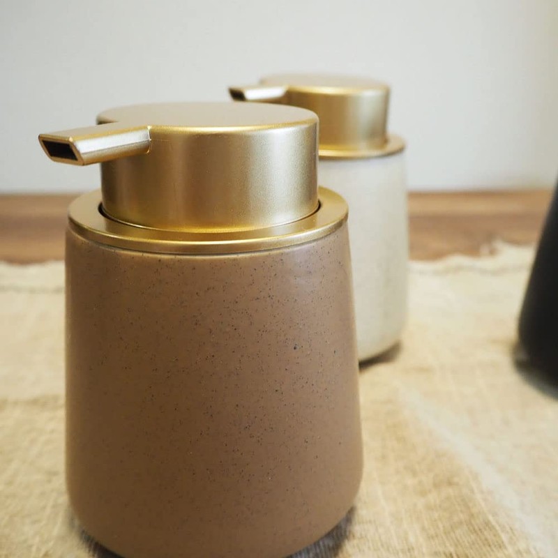 Foam Type Soap Dispenser, Ceramic, Stylish, Hand Soap Refill Container,