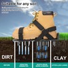 DenForste Lawn Aerator Shoes for Grass - Pre-Assembled Grass Aerator