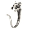 Miniblings Mouse Ring Mouse Mouse Pet Silver – Original Fashion
