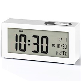 CYMNER Desk Clock - Classic Alarm Clock with Elegant Design, Perfect for Your Living Room or Office, Stylish & Functional Timepiece for a Rustic Touch