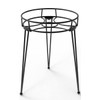 iLTreFlo Midcentury Modern Metal Potted Plant Stand 18.7 inches Tall