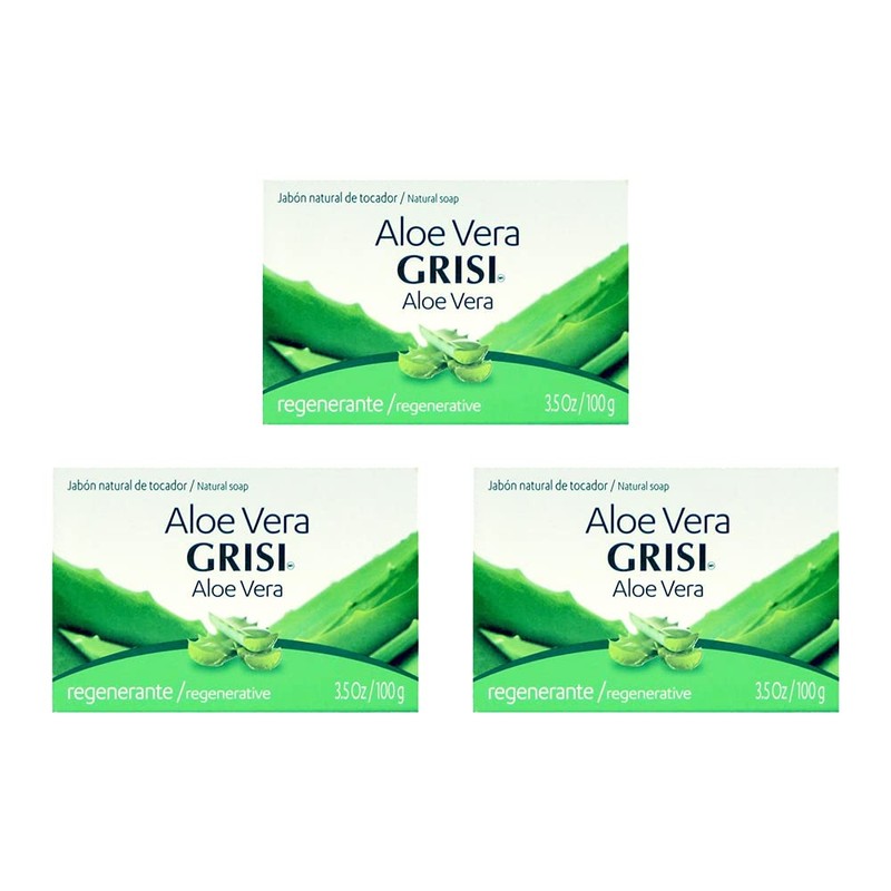 Grisi Aloe Vera Hydrating Soap Bar 3.5 Oz (Pack of