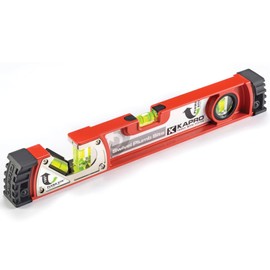 Kapro - 950 Heavy Duty Cast Level - with Swivel Plumb Site - Features Magnified Vials - for High Impact Jobs - VPA Certified - Aluminum - 18 Inch