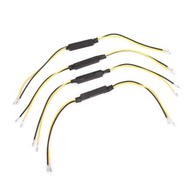 Fydun Load Resistor, 4 Pieces 12 V 24 V 20 W Warning Indicator Error Canceller LED Decoder for Car Headlight Indicator, Default