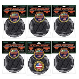 Jetz-Scrubz Classic Round Kitchen Scrubber Sponge Value Pack (Pack of 6)