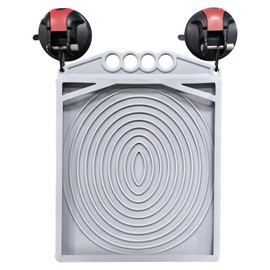 Magicbox Starlink Mini Case Cover, 2X Suction Cups 2X Hooks Compatable with Outdoor Mountaineering Bags, Silicone Protective Case for Mini Starlink,